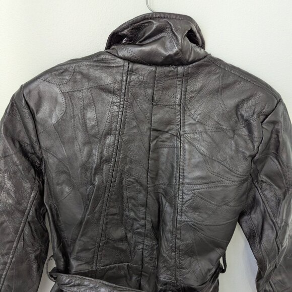 NWT Vintage Navarre Leather Company Genuine Leather Jacket, Large - Picture 5 of 5